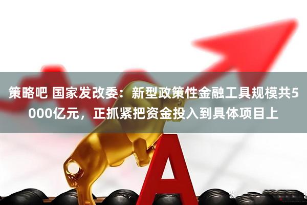 策略吧 国家发改委：新型政策性金融工具规模共5000亿元，正抓紧把资金投入到具体项目上